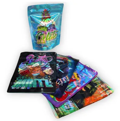 Geruchsdichte Beutel 10er-Pack, 28 g, 20x15 cm, 5 Designs