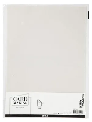 Image de Papier parchemin A4 ivoire, 100 g/m², pour bricoler, peindre, DIY - paquet de 10