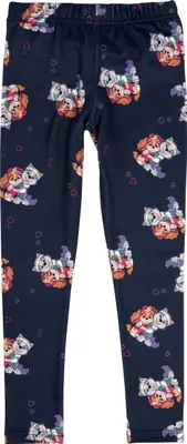 Produktbild von Paw Patrol Thermo Leggings für Mädchen Skye & Everest Kinder Winter Leggins gefüttert Hose Mädchenhose Sporthose Blau 110-116