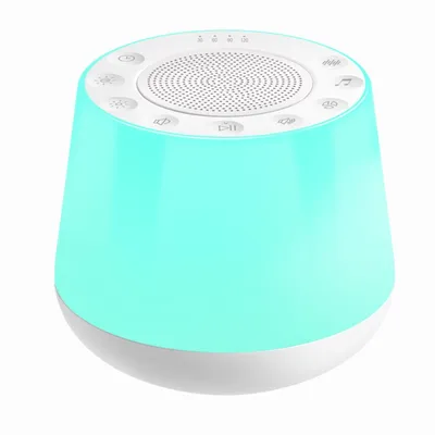 Produktbild von Farbiges Atemlicht mit weißem Rauschen, Schlafmonitor, Multifunktions-Stimmungslicht mit Bluetooth-Lautsprecher, Nachtlicht zum Einschlafen von Babys
