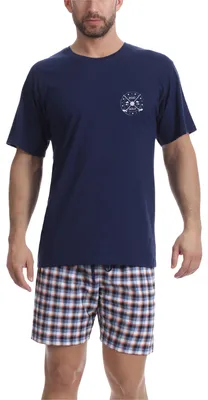 Produktbild von Timone Herren Schlafanzug TI30-108 (Dunkelblau 2021/18, M)