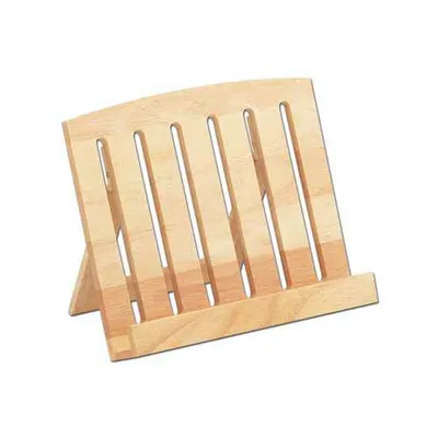 Produktbild von Continenta Kochbuchhalter, Buchstütze, Buchhalter, Buchständer, Kochbuchständer, Gummibaumholz, 3035