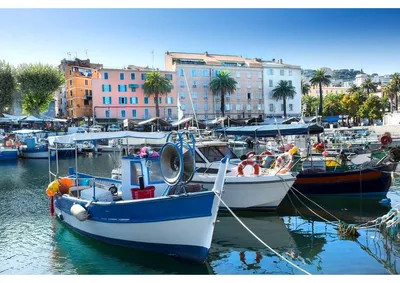 Image de Tableau sur toile Ajaccio 30x45 cm, Tableau mural moderne pour décoration intérieure