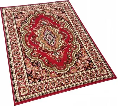 Produktbild von Rechteckiger Teppich 50x90 cm LUKEN - rot