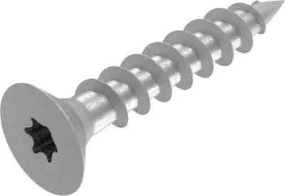 Produktbild von SECCARO Spanplattenschraube 3 x 16 mm, Edelstahl V2A VA A2, Holzschraube mit Vollgewinde, TX / Innensechsrund, 500 Stück