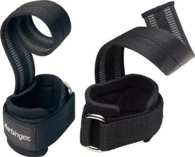 Produktbild von Harbinger Big Grip Pro Lifting Straps gepolstert Schwarz 29,5 cm