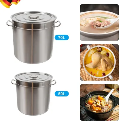 Produktbild von Suppentopf mit großer Kapazität aus Edelstahl für Gastronomie