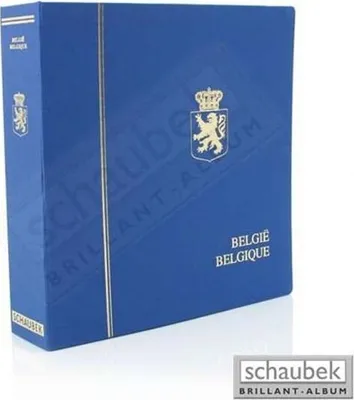 Produktbild von Schaubek Album Belgien 2010-2014 Brillant im geprägten Leinen-Schraubbinder blau, Band VII, ohne Schutzkassette