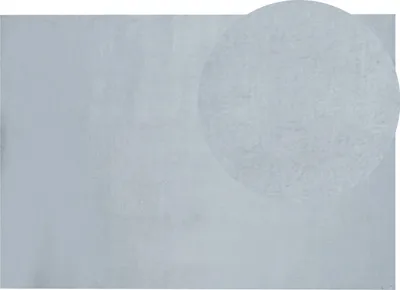 Obrázek produktu pro BELIANI Koberec z umělé zaječí kožešiny mátový šedý 160 x 230 cm umělá polyesterová kožešina měkký huňatý s vysokým vlasem