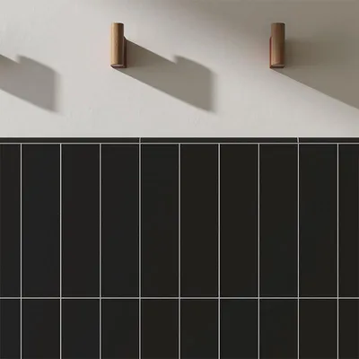 Produktbild von Fliese Schwarz Matt | 7,5x30 | 1 m²/s