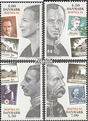 Produktbild von Briefmarken Dänemark 2001 Mi 1287-1290 (kompl.Ausg.) postfrisch HAFNIA