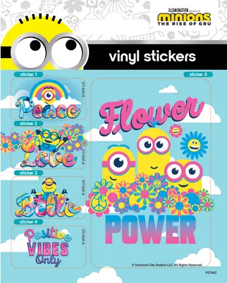 Produktbild von Minions - Sticker-Sets - Flower Power