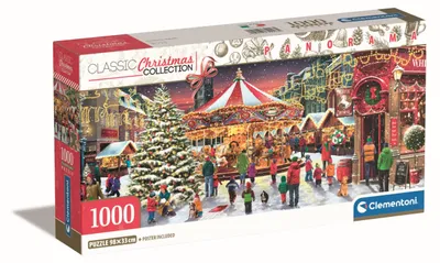 Immagine prodotto di Puzzle CLE 1000 Panorama ChristmasCollection 39928
