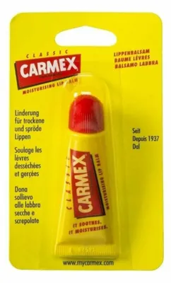 Produktbild von CARMEX CLASSIC TUBE, Lippenbalsam, Frauen, Universal, Kühlung, Feuchtigkeitsspendend, Schutz, Beruhigend, 10 g, 1 Stück(e)
