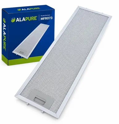 Productafbeelding van Alapure metalen filter, geschikt voor AEG 50287157007, afmetingen 470x137 mm