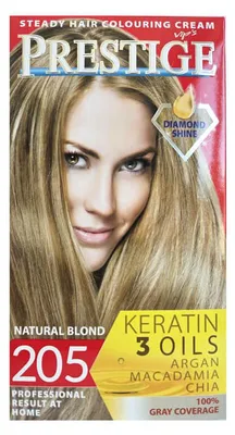 Obrázek produktu pro Vips Prestige permanentní krém barva na vlasy 205 přírodní blond 115 ml
