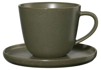 Imagen del producto de ASA Selection, taza de café con platillo, diseño "nori", diámetro 8,9 cm