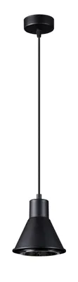 Image de Lampe suspendue TALEJA 1 noir [ES111] 1xES111 10W acier 120x14x14cm Sollux Lighting