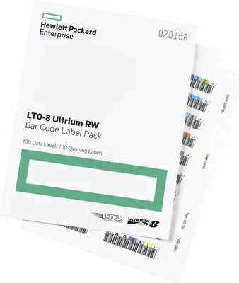 Immagine prodotto di Etichetta codice a barre HPE LTO8 Ultrium RW 100 Q2015A