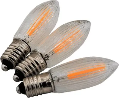 Produktbild von Zubehör Ersatzteil Riffelkerze E16 34 Volt LED BxHxT 1,3x4,5x1,3cm