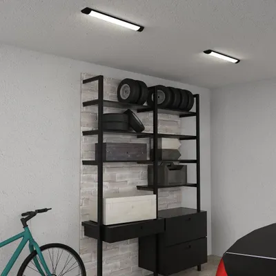Image de Barre lumineuse LED 18 W 60 cm 4000 K noire Eko-Light BATTEN