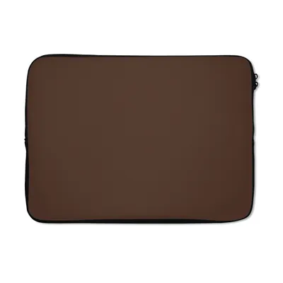 Produktbild von MuchoWow® Laptop Hülle 14 ZollBraun - Dunkel - Farben Laptoptasche - Laptoptasche - Stoßsicher - Schutzhaube