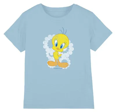 Image de T-shirt Looney Tunes pour enfants, modèle TV40786 (tailles 152-158), couleur bleu clair