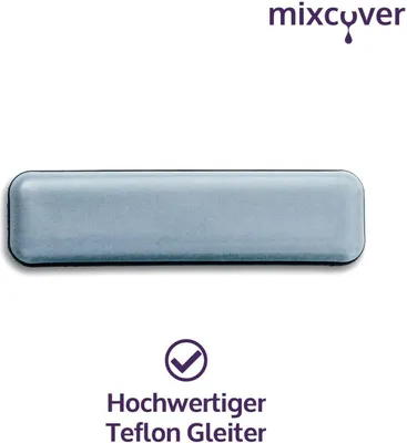 Produktbild von mixcover unsichtbare Gleiter Slider Zubehör für Thermomix TM6 TM5 Küchenmaschine - die selbstklebende, effektive, günstige Alternative zum Gleitbrett