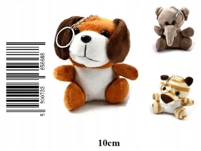 Produktbild von Midex Plüsch Schlüsselanhänger Tier 10cm