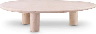Produktbild von Casa Padrino Luxus Couchtisch Beige 148 x 77 x H. 35,5 cm - Travertin Naturstein Wohnzimmertisch - Wohnzimmer Möbel - Travertin Möbel - Luxus Möbel - Luxus Einrichtung