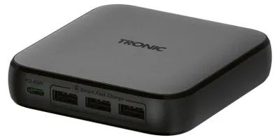 Produktbild von TRONIC® USB-Ladegerät Netzteil 4 Anschlüsse, PD, 65 Watt 3x USB-A, 1x USB-C