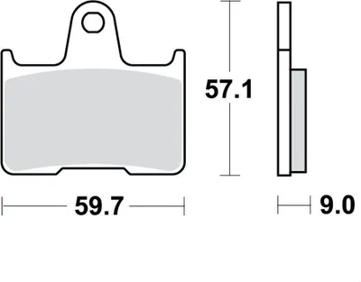 Produktbild von TRW Bremsbelagsatz MCB729SH GSX-R1000 WVBL