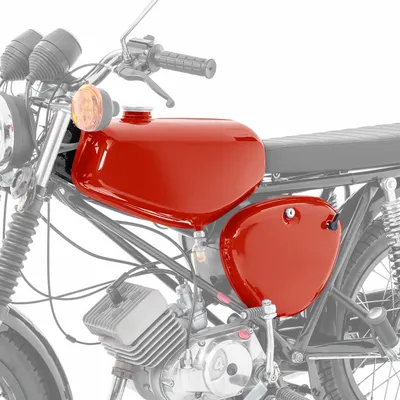 Produktbild von Tank / Benzintank für Simson S51 / S50 / S70 mit Seitendeckel New Styl