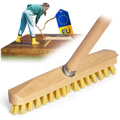 Productafbeelding van Houten Schrubber met Schroefdraad voor Vloeren