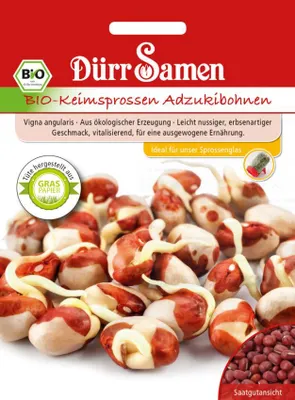 Produktbild von Keimsprossen Adzukibohnen (75 g) | -Keimsprossen von Dürr Samen [MHD 12/2024]