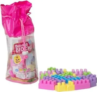 Obrázek produktu pro Stavebnice Maxi Blocks 40 ks v pytlíku.