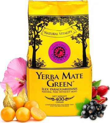 Produktbild von Yerba Mate Green ORIENTAL Brasilianischer Yerba Mate-Tee natürliches Aroma