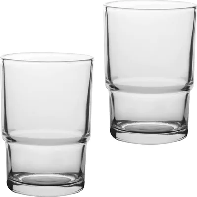 Produktbild von Zahnbürstenbecher, 2er-Pack, Glas-Zahnbürstenbecher, Ersatz-Zahnbürstenhalter zur Wandmontage, Mundspülbecher für Badezimmerzubehör (transparent)