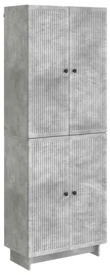 Produktbild von vidaXL Schrankset 2 stk. Betongrau Holzwerkstoff
