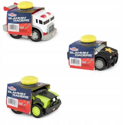 Obrázek produktu pro Little Tikes Slammin' Racers Police Car, Auto, AA, Černá, Bílá