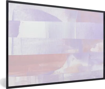 Produktbild von MuchoWow® Gerahmtes Poster Pastell - Farbe - Gestaltung 60x40 cm - Poster mit Schwarzem Bilderrahmen Wandposter Rahmen Foto Bilder - Printing - Wanddeko Schlafzimmer