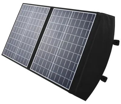 Obrázok produktu pre Súprava prenosného solárneho panelu s výkonom 60 W, skladací solárny nabíjač, vonkajší núdzový solárny panel na kempovanie, turistiku, karavany, autá a lode