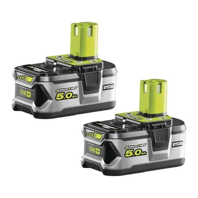 Produktbild von Ryobi One+ Akku 2xPack 5.0Ah Lithium Baterrie Intelli Cell RB18LL50F12
