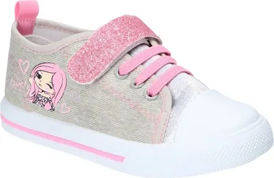 Produktbild von AMERICAN CLUB TEN132 Kinder-Sneaker mit Klettverschluss, Kinderschuhe, Ledereinsatz Grau/Rosa 28