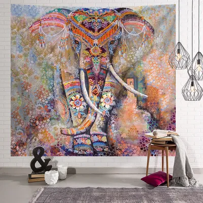 Produktbild von 150cmx 130cm Wandteppich, Makata, Wandschal, Natur, Wanddekoration, weiches Material, Teppich für Wohnzimmer, Schlafzimmer, Yogamatte, Picknickdecke, Wanddekoration, Farbe 16