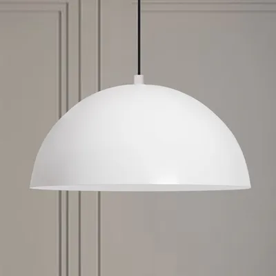 Produktbild von Lipeo Industrielle Pendelleuchte Minzgrün Metall Groß 26 cm, Hängelampe Industriell Lampe Vintage Hängeleuchte, Retro Pendelleuchte Esstisch - Weiß
