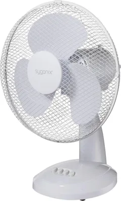 Produktbild von Sygonix Tischventilator 40 W O x H 340 mm 460 Weiß (SY-6627270)