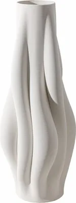 Produktbild von Casa Padrino Luxus Vase Weiß H. 75 cm - Keramik Blumenvase - Deko Accessoires