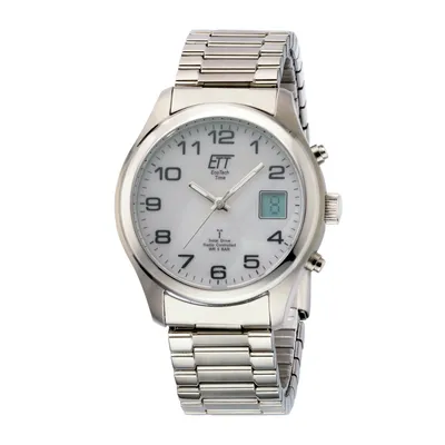 Immagine prodotto di ETT EGS-11335-62M Orologio radiocontrollato da uomo Solar Drive con cinturino a strappo