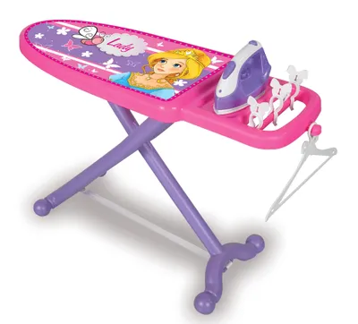 Immagine prodotto di Set da stiro Little Laundry Princess, 6 pezzi. Rosa